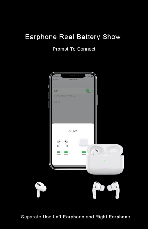 Airpods Pro In Ear Sport Wireless Headset For Apple or Android